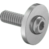 Stainless Steel Oversized-Flange Button Head Hex-Drive Screws