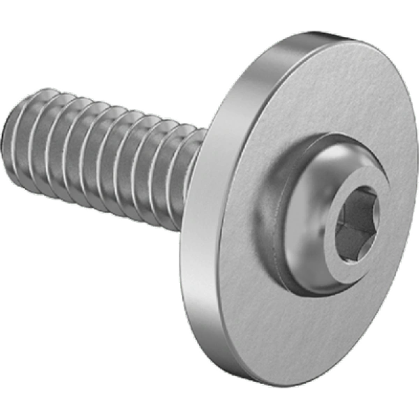 0182FA00001 Stainless Steel Oversized-Flange Button Head Hex-Drive Screws