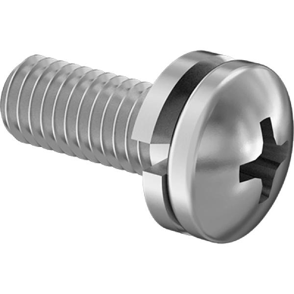 0196FA00001 Stainless Steel Pan Head Phillips Screws with Split Lock Washer
