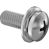 0192FA00001 Stainless Steel Pan Head Phillips Screws with Spring Lock Washer