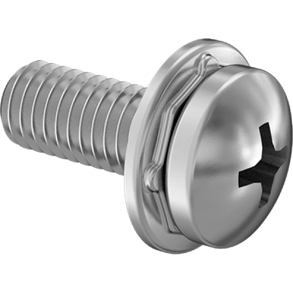 0192FA00002 Stainless Steel Pan Head Phillips Screws with Spring Lock Washer