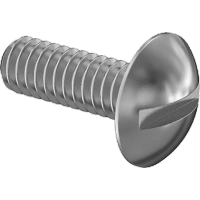 0153FA00001 Stainless Steel Truss Head Slotted Screws