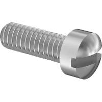0142FA00001 Steel Fillister Head Slotted Screws
