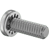 Steel Pan Head Phillips Screws with Internal-Tooth Lock Washer