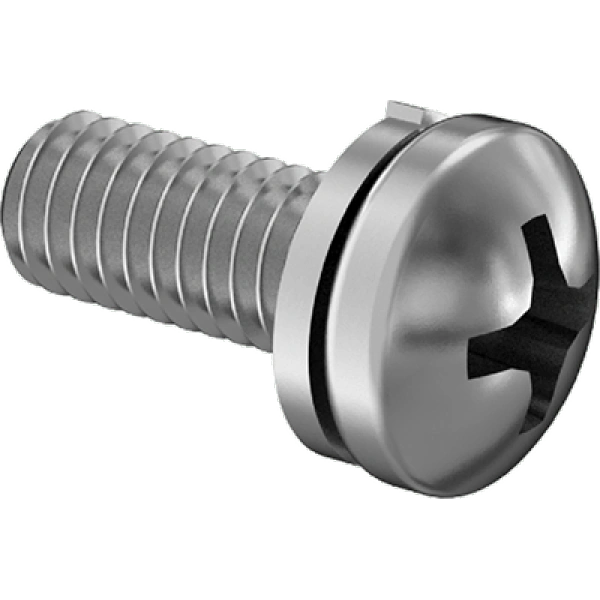 0194FA00001 Steel Pan Head Phillips Screws with Split Lock Washer