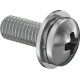 0193FA00001 Steel Pan Head Phillips Screws with Spring Lock Washer