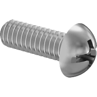 0168FA00001 Steel Round Head Combination Phillips/Slotted Screws