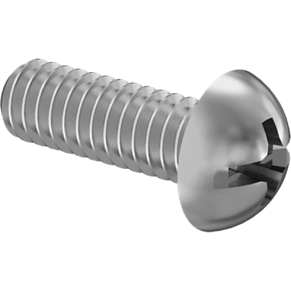 0168FA00002 Steel Round Head Combination Phillips/Slotted Screws