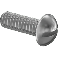 0136FA00001 Steel Round Head Slotted Screws