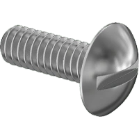 Steel Truss Head Slotted Screws