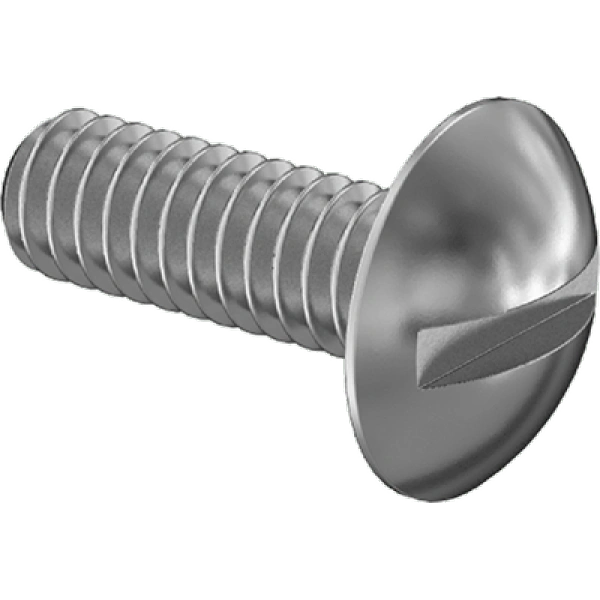 0152FA00010 Steel Truss Head Slotted Screws