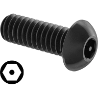 0215FA00001 Tamper-Resistant Hex-Drive Steel Button Head Screws