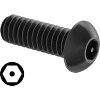 Tamper-Resistant Hex-Drive Steel Button Head Screws