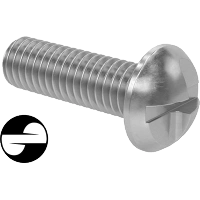 0216FA00002 Tamper-Resistant One-Way-Drive Stainless Steel Round Head Screws