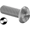 Tamper-Resistant One-Way-Drive Steel Round Head Screws