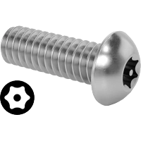 0204FA00001 Tamper-Resistant Torx Stainless Steel Button Head Screws
