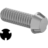 Tamper-Resistant Tri-Groove-Drive Steel Round Head Screws