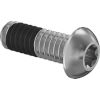 Thread-Locking Stainless Steel Button Head Torx Screws
