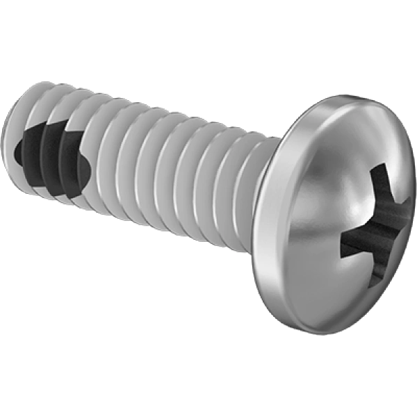 0201FA00009 Thread-Locking Stainless Steel Pan Head Phillips Screws