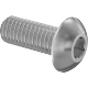 0086FA00001 Titanium Button Head Hex-Drive Screws