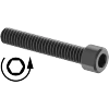 Left-Hand Threaded Alloy Steel Socket Head Screws