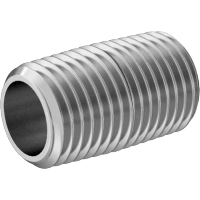 1507FA00001 Standard-Wall Aluminum Threaded Pipe Nipples and Pipe