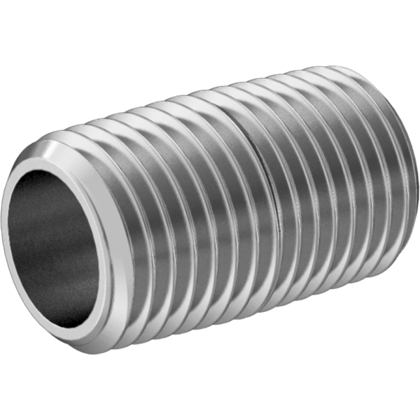 1507FA00001 Standard-Wall Aluminum Threaded Pipe Nipples and Pipe