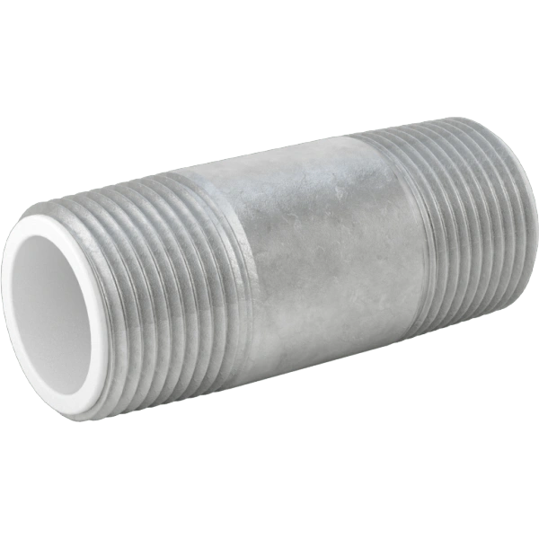 1488FA00001 Standard-Wall Galvanized Steel Pipe Nipplesand Pipe for Joining Dissimilar Metals