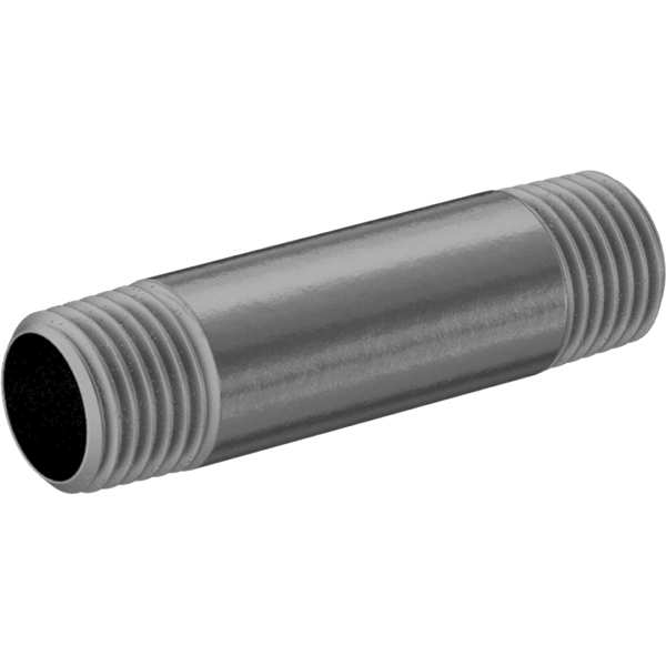 1490FA00001 Thick-Wall Galvanized Iron and Steel Threaded Pipe Nipples and Pipe