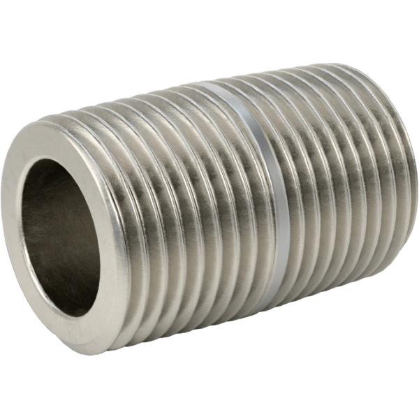 1506FA00004 Thick-Wall Stainless Steel Threaded Pipe Nipples and Pipe