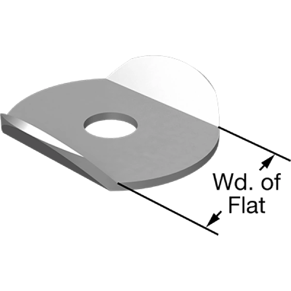 1292FA00002 Angled-Edge Tie Down Washers