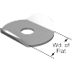 1292FA00002 Angled-Edge Tie Down Washers