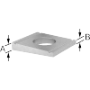 Leveling Washers for U-Channels