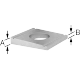 1354FA00003 Leveling Washers for U-Channels