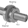Spring Lock Washers for Slotted Bearing Nuts