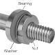 1326FA00001 Spring Lock Washers for Slotted Bearing Nuts